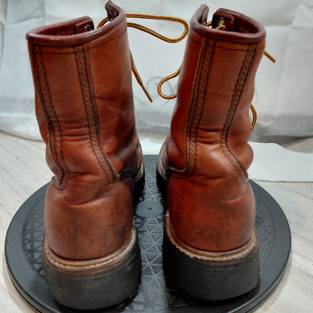 Vintage Womens Red Wing Irish Setter Classic Work / Hunting Boots SIZE 6.5C Wide - Picture 4 of 15